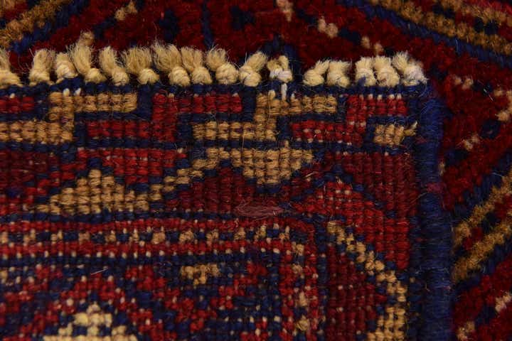 4' 10 x 6' 5 Hand Knotted Sumak Wool Rug