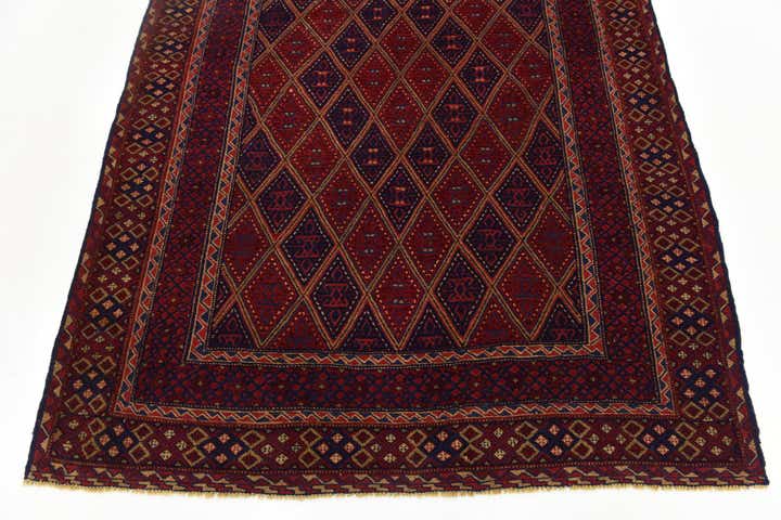 4' 10 x 6' 5 Hand Knotted Sumak Wool Rug