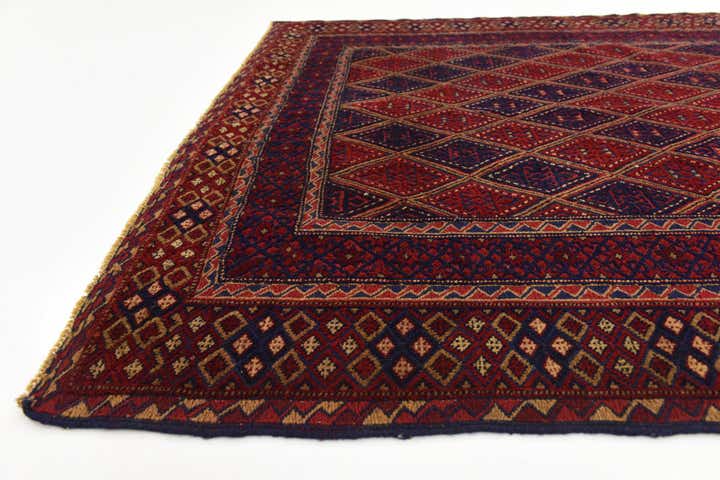 4' 10 x 6' 5 Hand Knotted Sumak Wool Rug