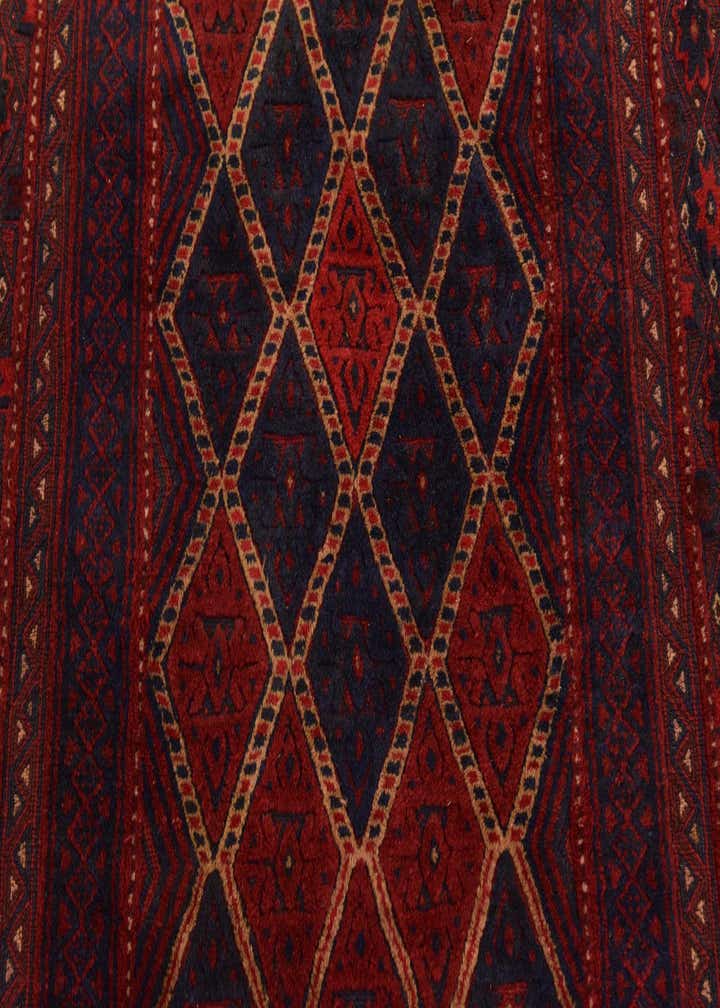 4' 10 x 6' 4 Hand Knotted Sumak Wool Rug