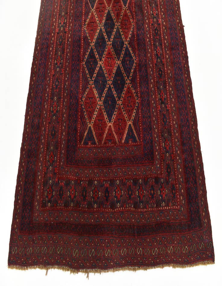 Detail image of 4' 10 x 6' 4 Hand Knotted Sumak Wool Rug