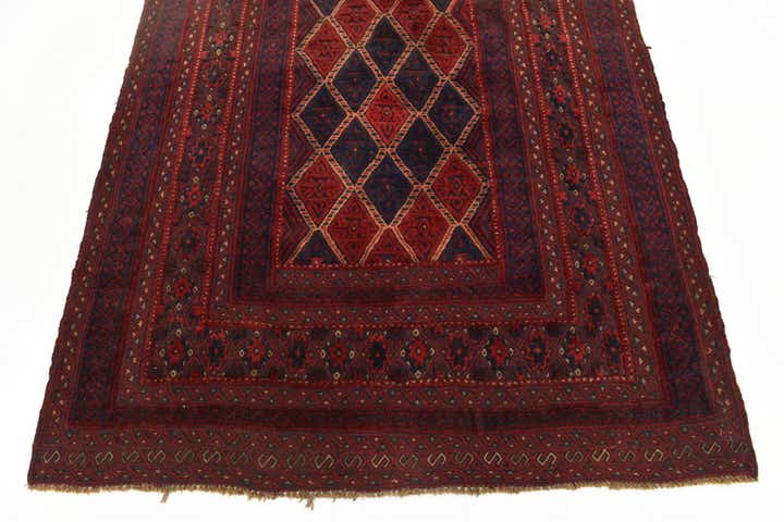 4' 10 x 6' 4 Hand Knotted Sumak Wool Rug