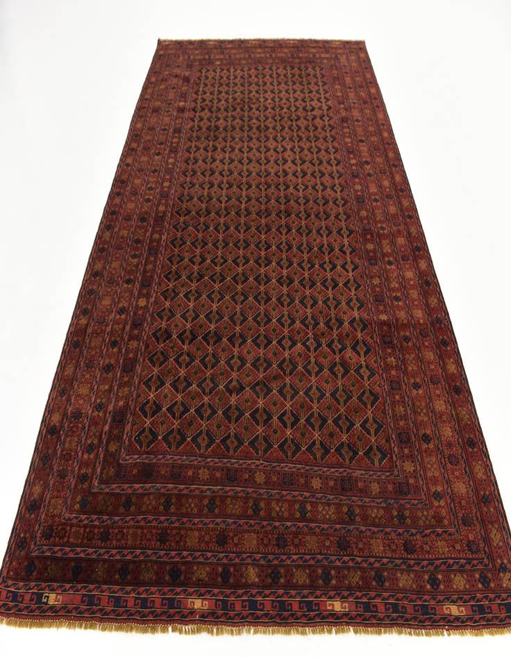 Detail image of 6' 4 x 9' Hand Knotted Sumak Wool Rug