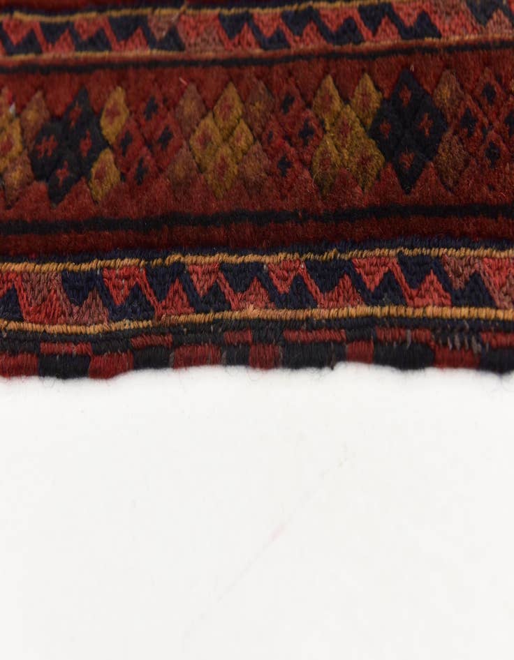 Detail image of 6' 4 x 9' Hand Knotted Sumak Wool Rug