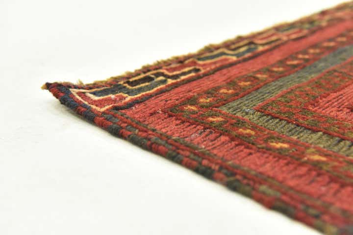 2' 7 x 4' Hand Knotted Sumak Wool Rug