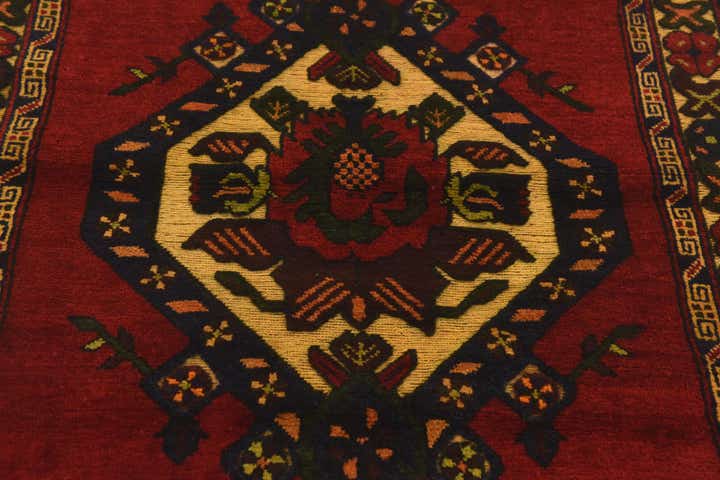 2' 10 x 4' 6 Hand Knotted Sumak Wool Rug