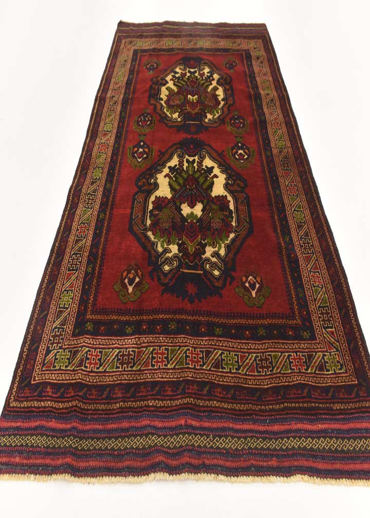 4' 2 x 6' 4 Hand Knotted Sumak Wool Rug