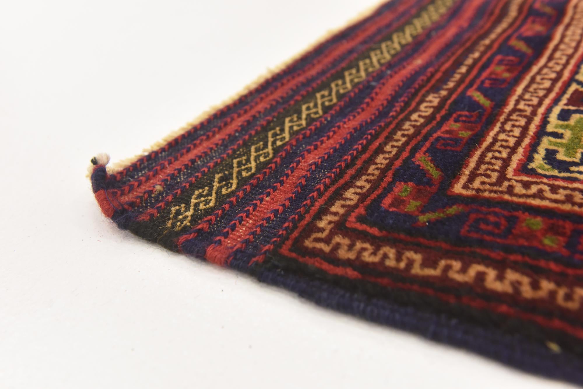 4' 2 x 6' 4 Hand Knotted Sumak Wool Rug