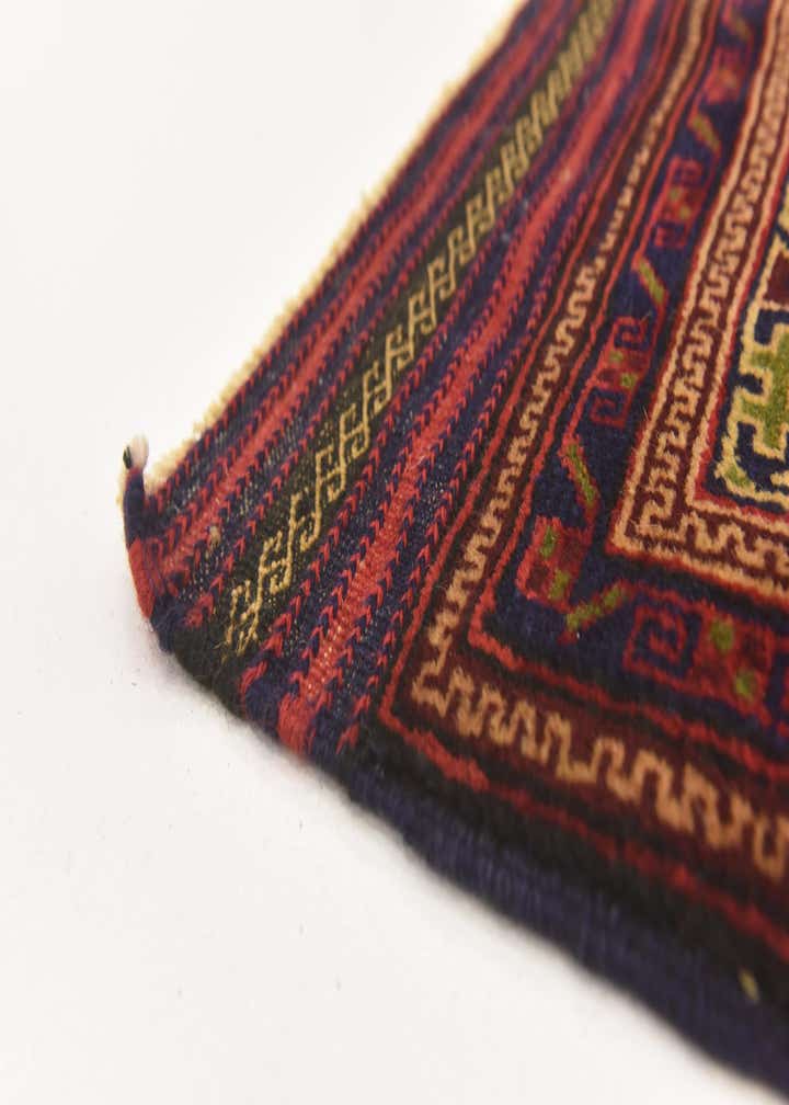 4' 2 x 6' 4 Hand Knotted Sumak Wool Rug