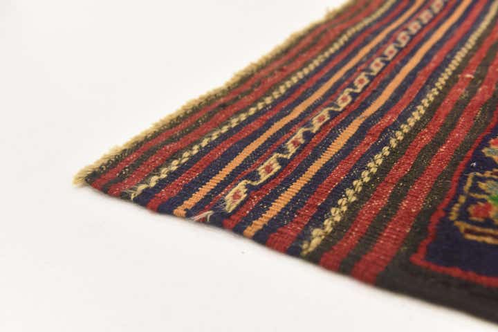 4' 3 x 6' 5 Hand Knotted Sumak Wool Rug