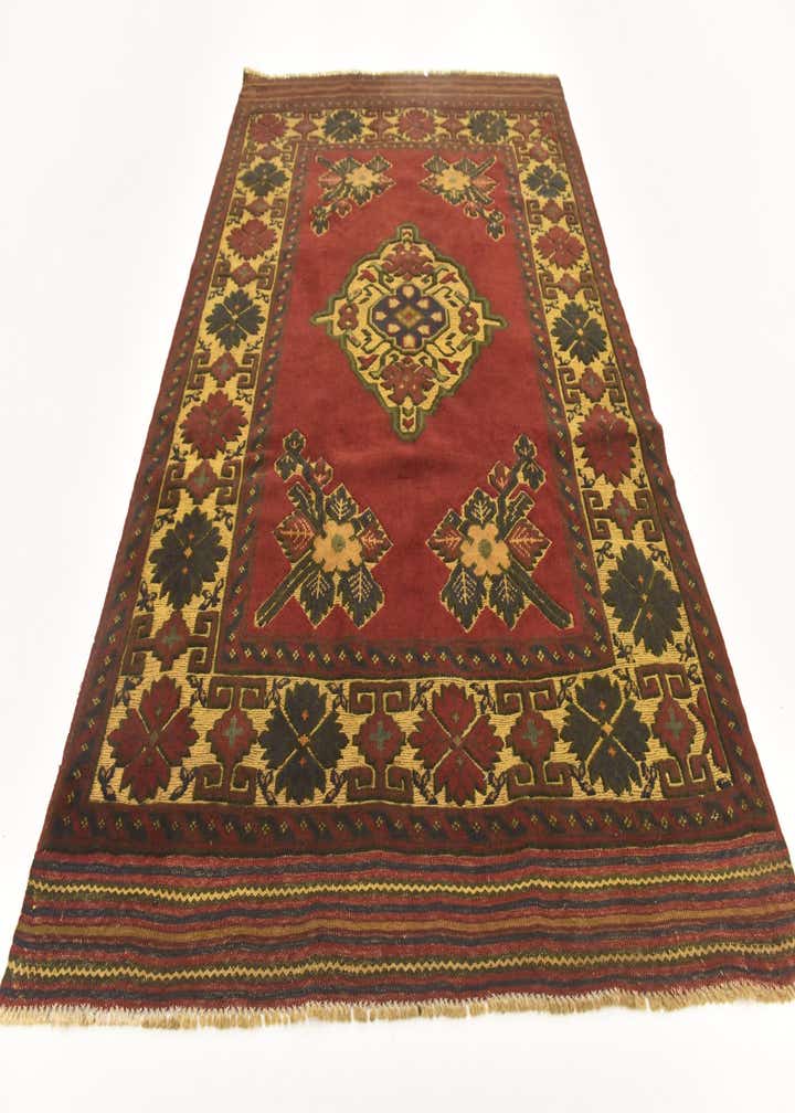 4' 2 x 6' 2 Hand Knotted Sumak Wool Rug
