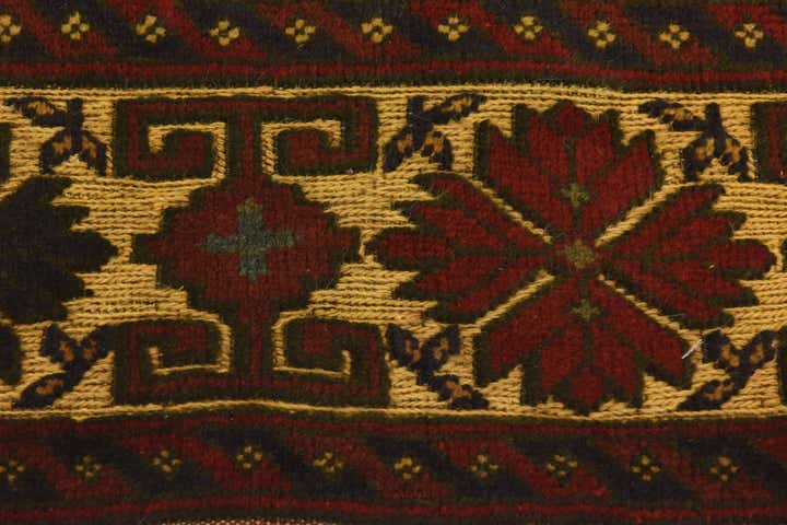 4' 2 x 6' 2 Hand Knotted Sumak Wool Rug