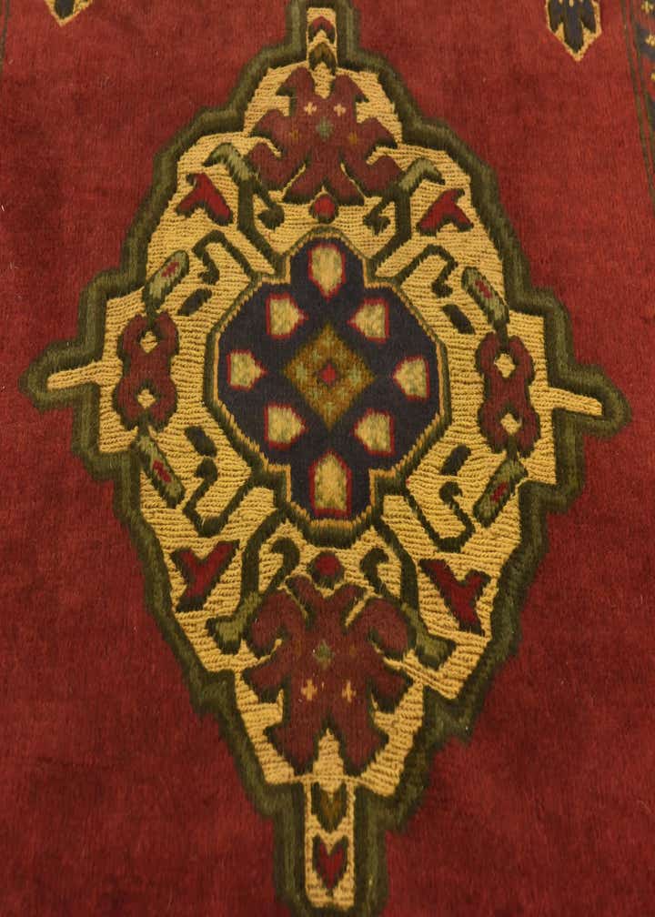 4' 2 x 6' 2 Hand Knotted Sumak Wool Rug