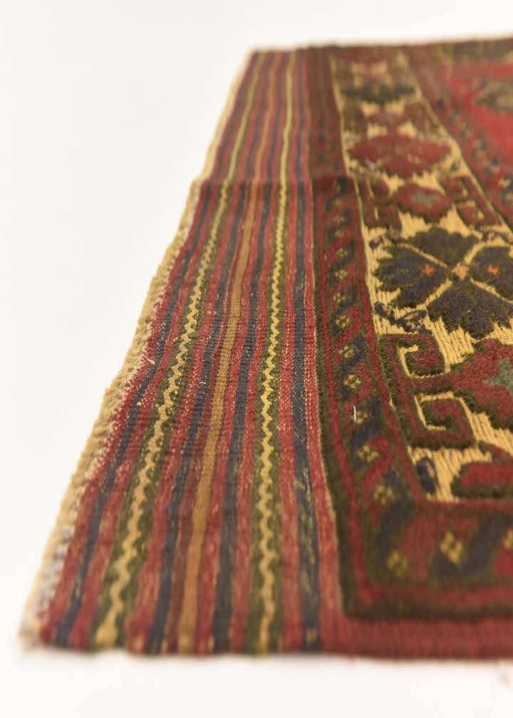 4' 2 x 6' 2 Hand Knotted Sumak Wool Rug