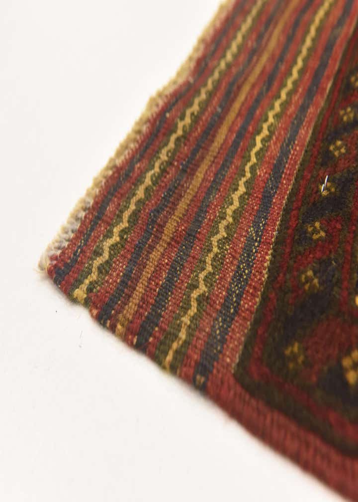 4' 2 x 6' 2 Hand Knotted Sumak Wool Rug
