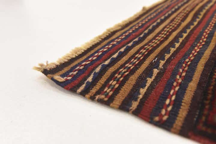 3' 11 x 6' Hand Knotted Sumak Wool Rug