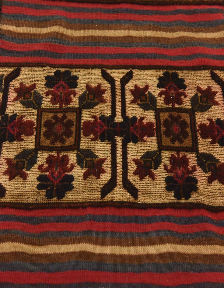 Detail image of 2' 10 x 5' Hand Knotted Sumak Wool Rug