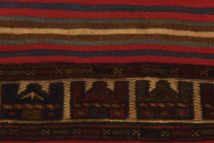 2' 10 x 5' Hand Knotted Sumak Wool Rug