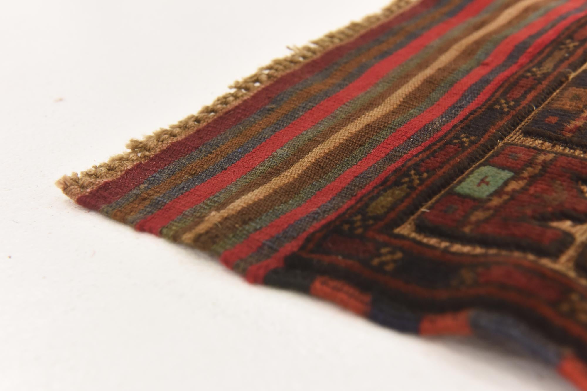 2' 10 x 5' Hand Knotted Sumak Wool Rug