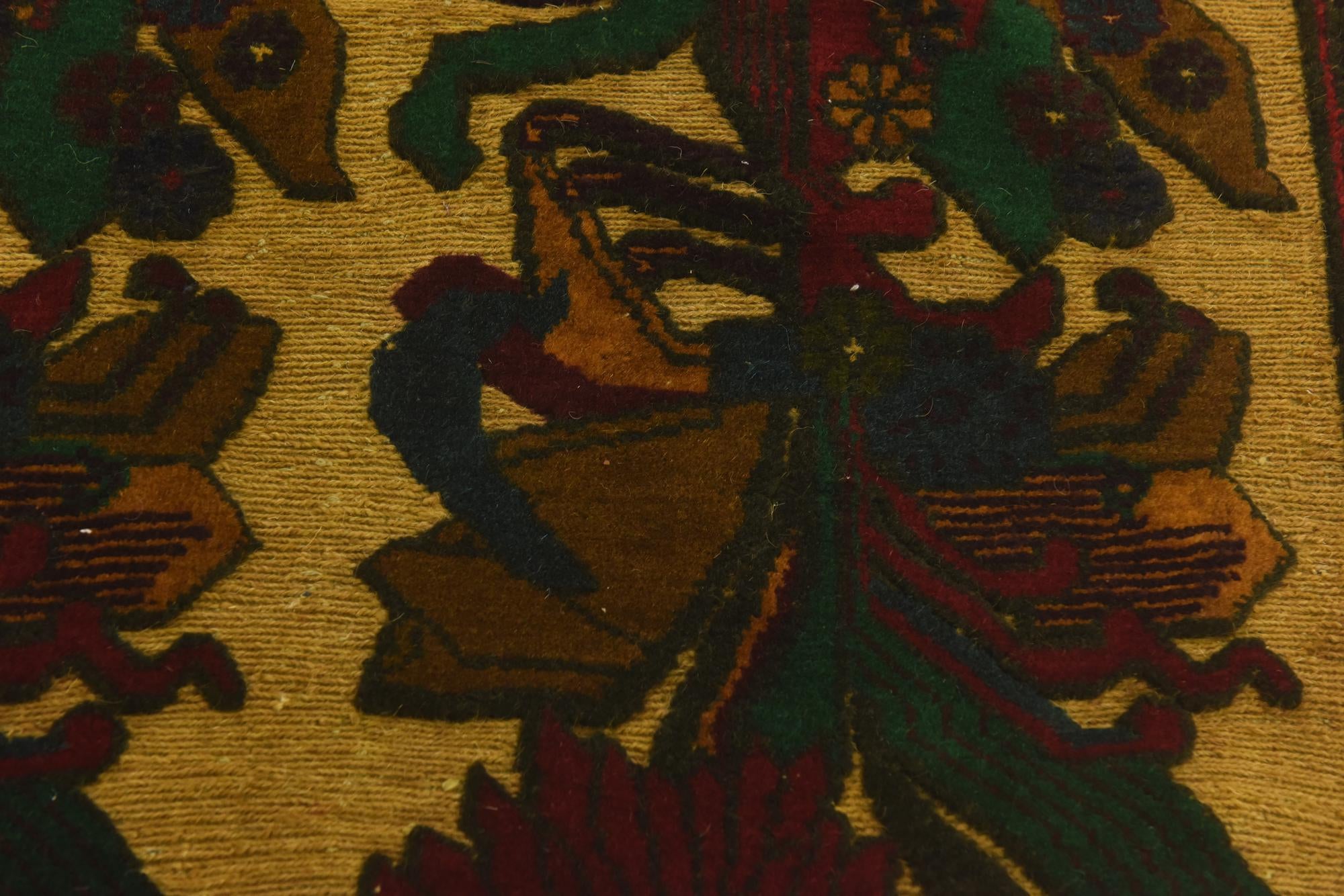 3' x 4' 10 Hand Knotted Sumak Wool Rug