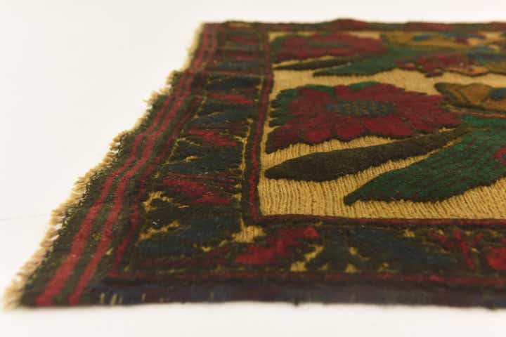 3' x 4' 10 Hand Knotted Sumak Wool Rug