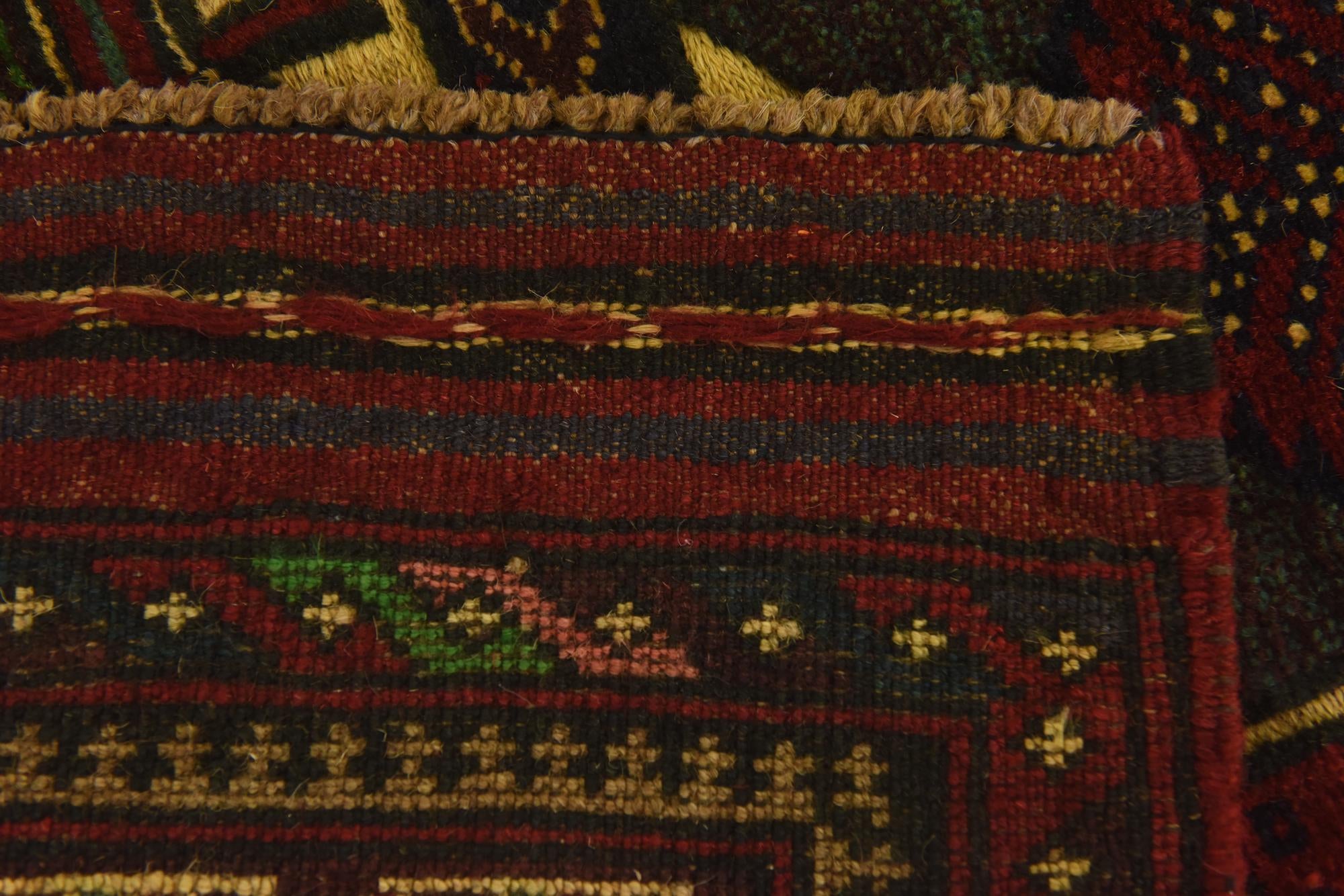 3' x 4' 5 Hand Knotted Sumak Wool Rug