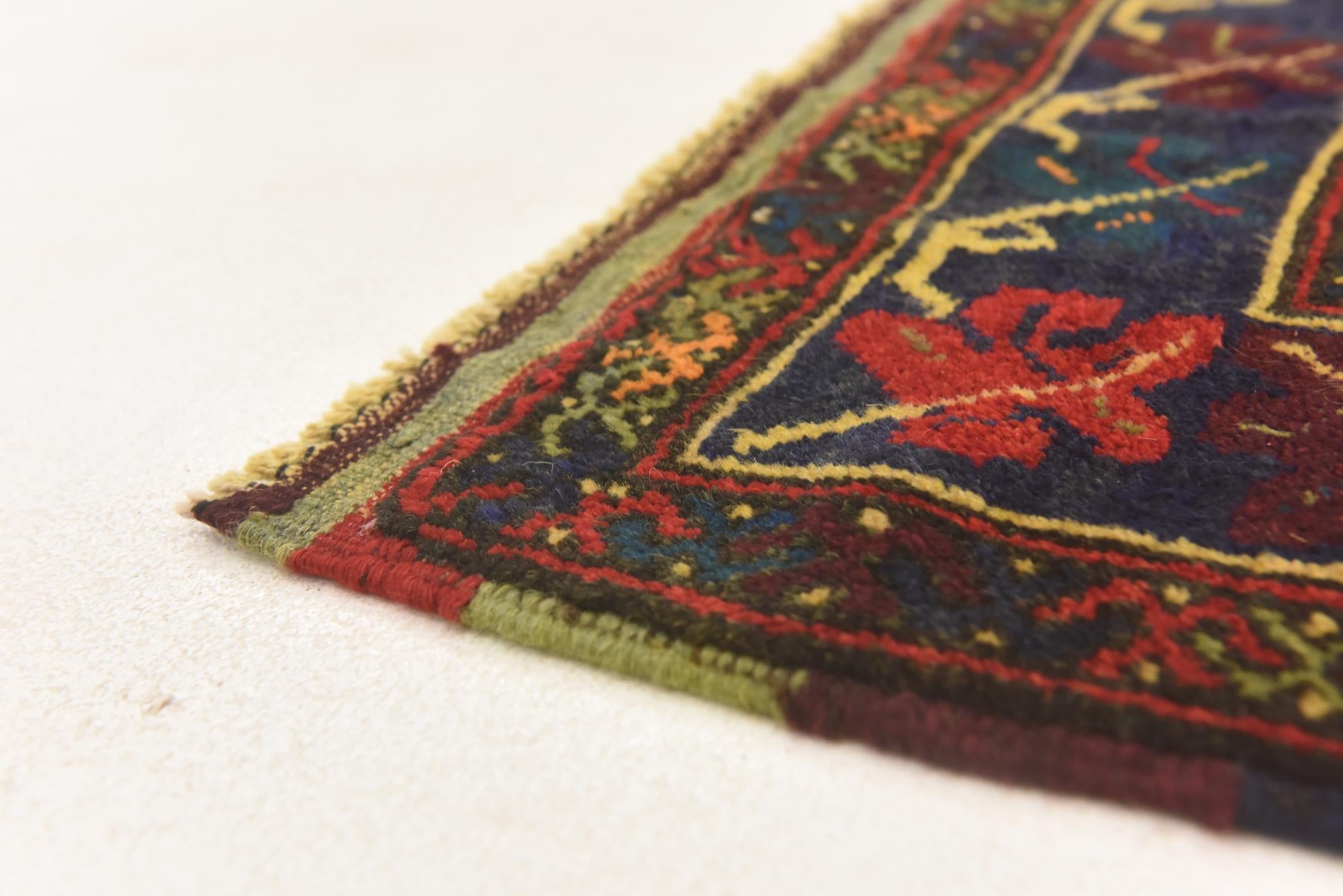 2' 9 x 5' Hand Knotted Sumak Wool Rug