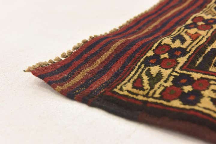 3' x 4' 9 Hand Knotted Sumak Wool Rug