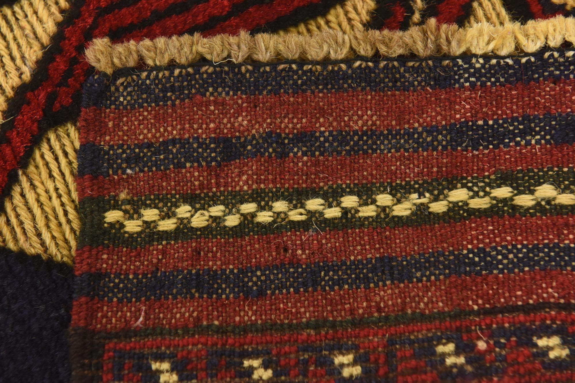 2' 9 x 4' 4 Hand Knotted Sumak Wool Rug