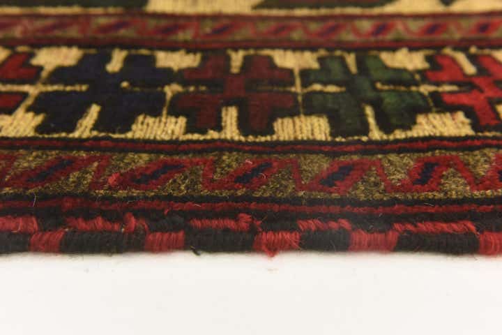 2' 9 x 4' 10 Hand Knotted Sumak Wool Rug