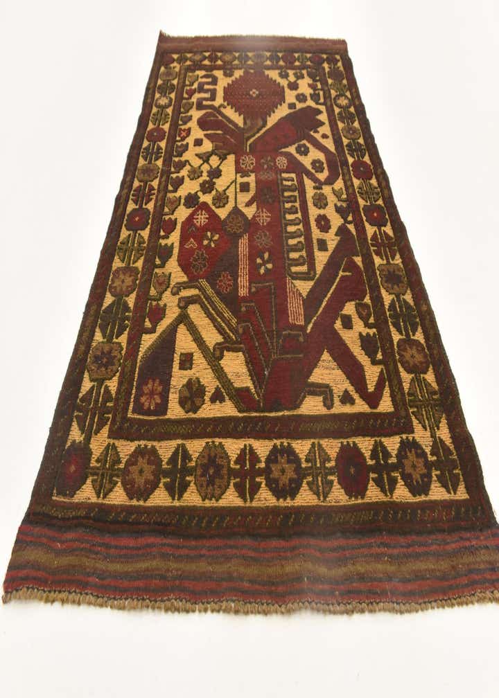 3' x 5' Hand Knotted Sumak Wool Rug