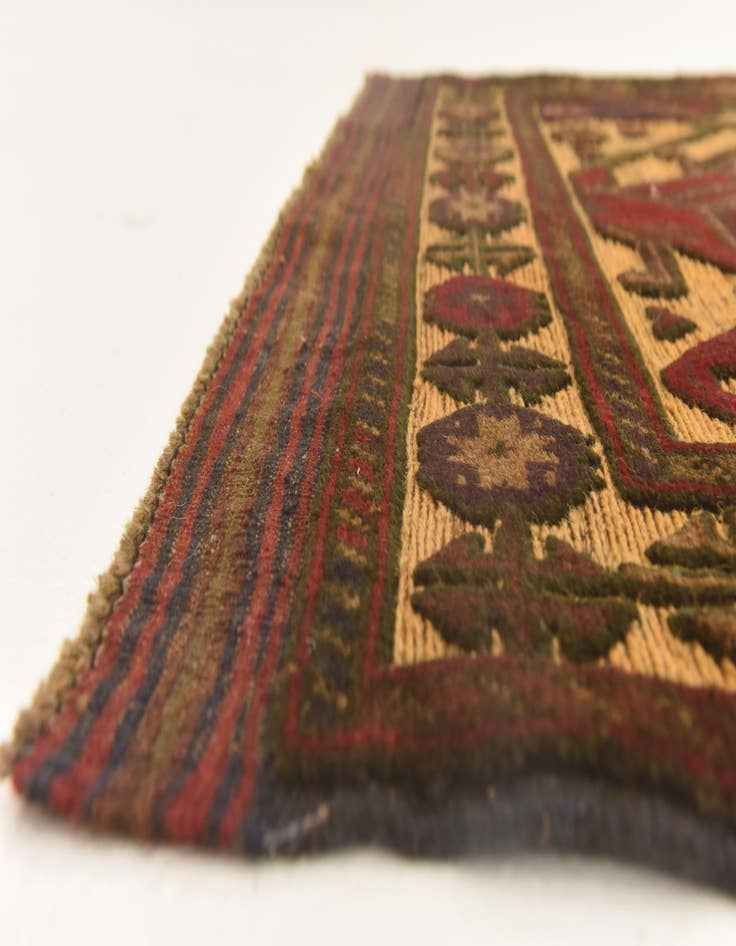 Detail image of 3' x 5' Hand Knotted Sumak Wool Rug