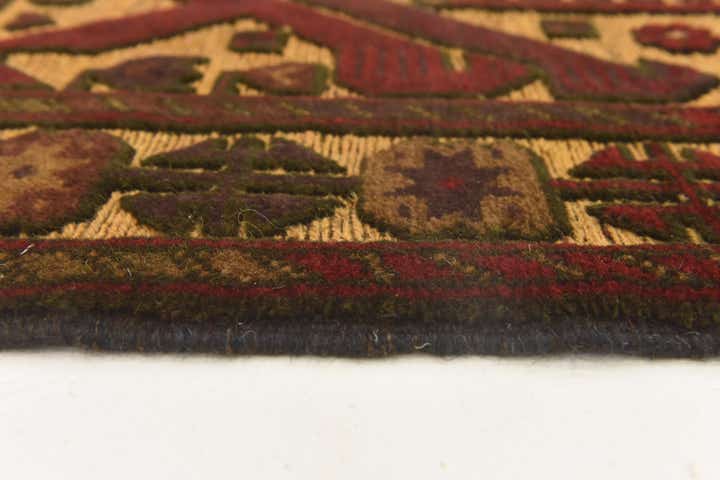 3' x 5' Hand Knotted Sumak Wool Rug