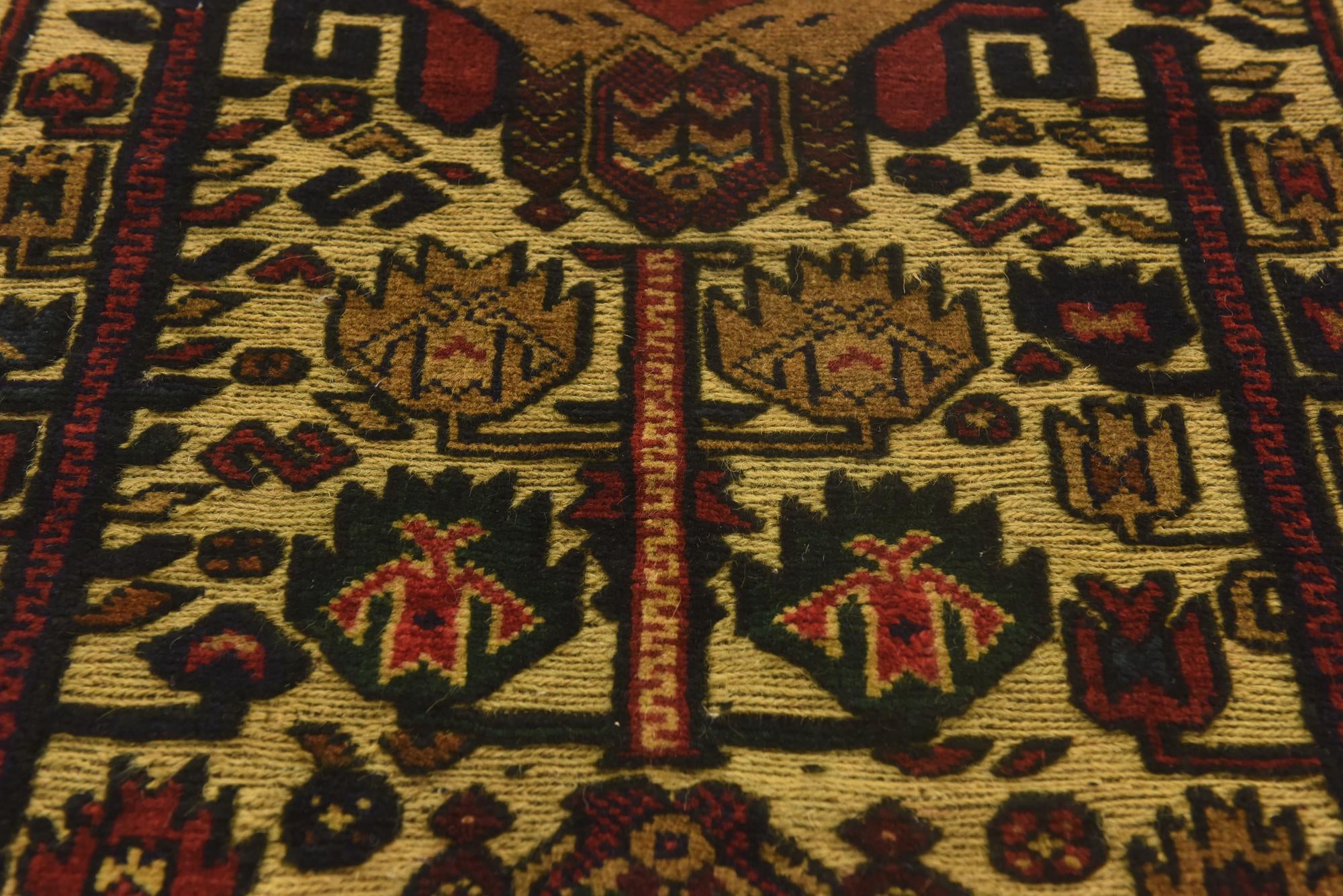 2' 10 x 4' 7 Hand Knotted Sumak Wool Rug