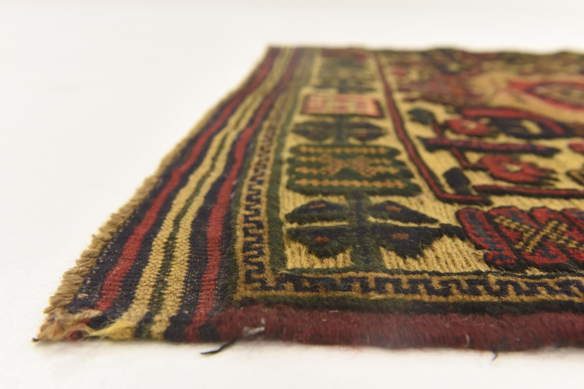 2' 10 x 4' 7 Hand Knotted Sumak Wool Rug