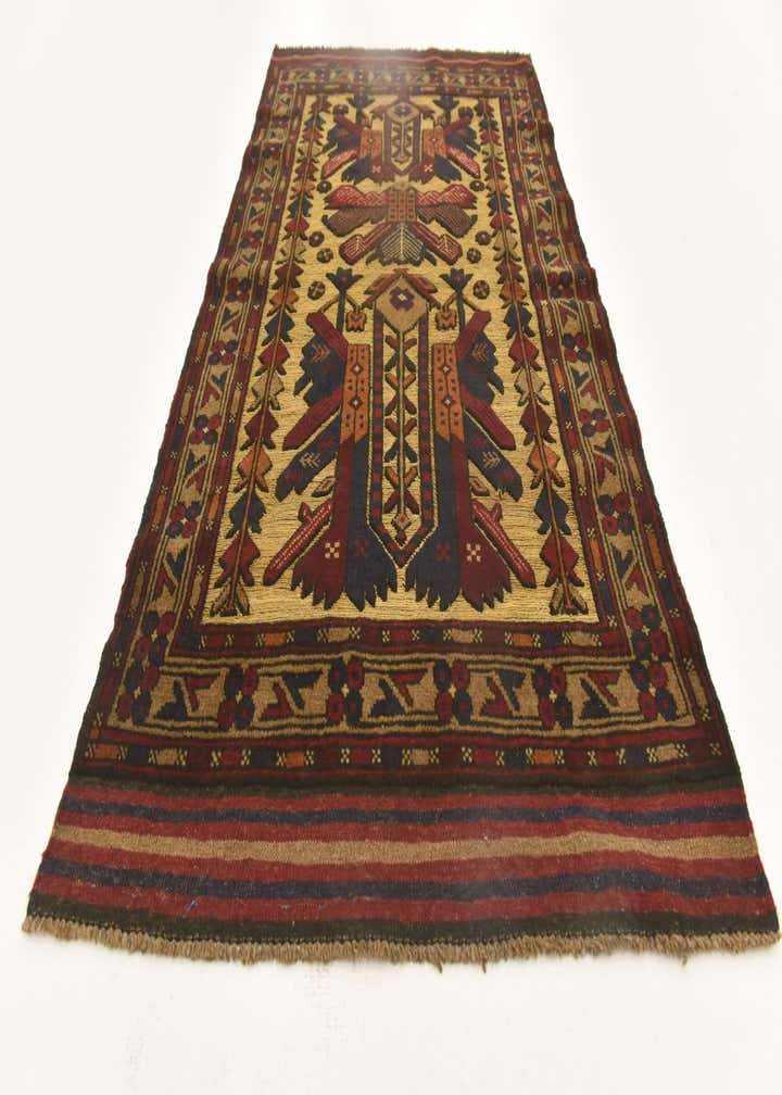 3' x 5' 3 Hand Knotted Sumak Wool Rug