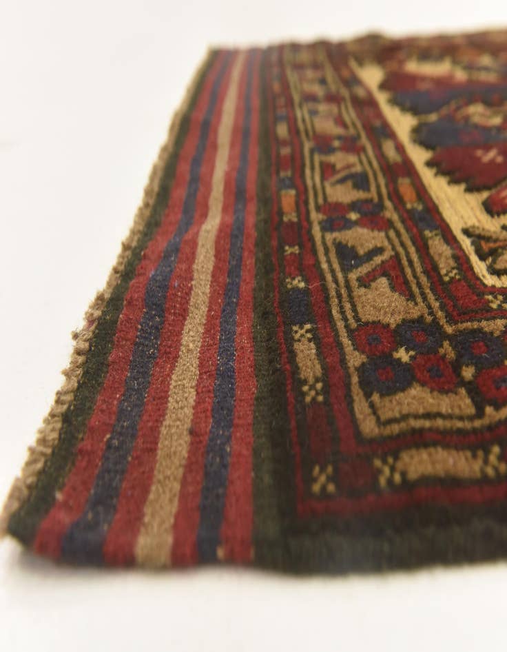 Detail image of 3' x 5' 3 Hand Knotted Sumak Wool Rug