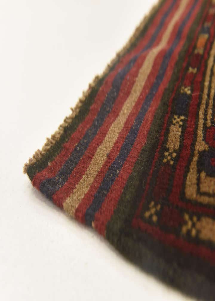 3' x 5' 3 Hand Knotted Sumak Wool Rug