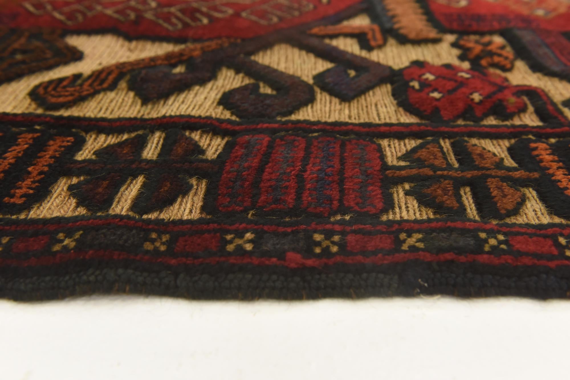 2' 10 x 4' 8 Hand Knotted Sumak Wool Rug