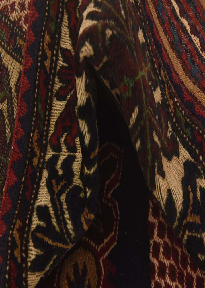 4' 1 x 6' 3 Hand Knotted Sumak Wool Rug