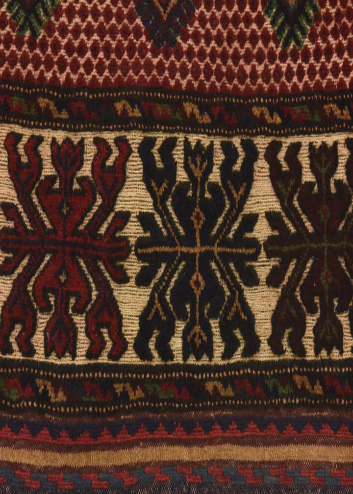 4' 1 x 6' 3 Hand Knotted Sumak Wool Rug