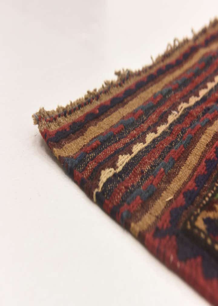 4' 1 x 6' 3 Hand Knotted Sumak Wool Rug