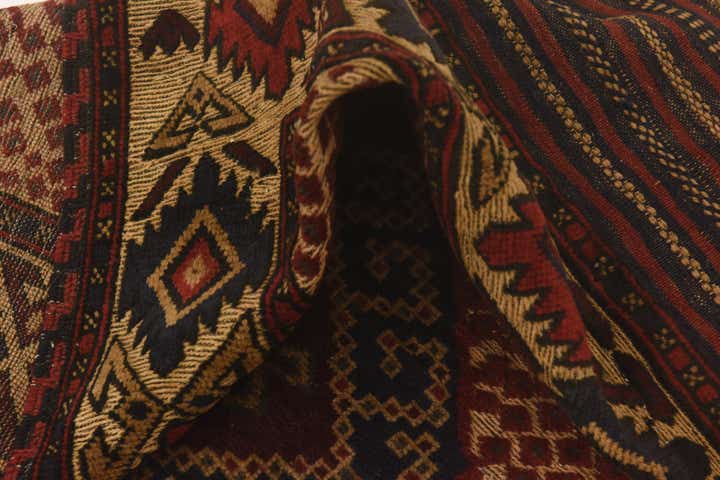 3' 10 x 6' Hand Knotted Sumak Wool Rug