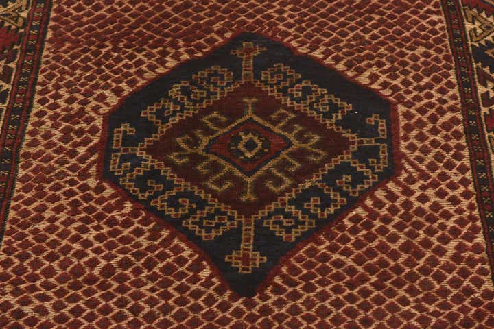 3' 10 x 6' Hand Knotted Sumak Wool Rug