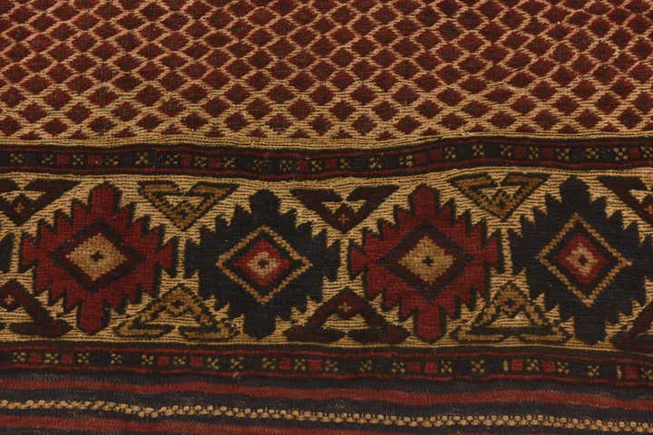 3' 10 x 6' Hand Knotted Sumak Wool Rug