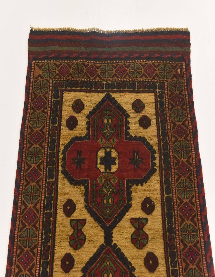 Detail image of 3' x 4' 3 Hand Knotted Sumak Wool Rug