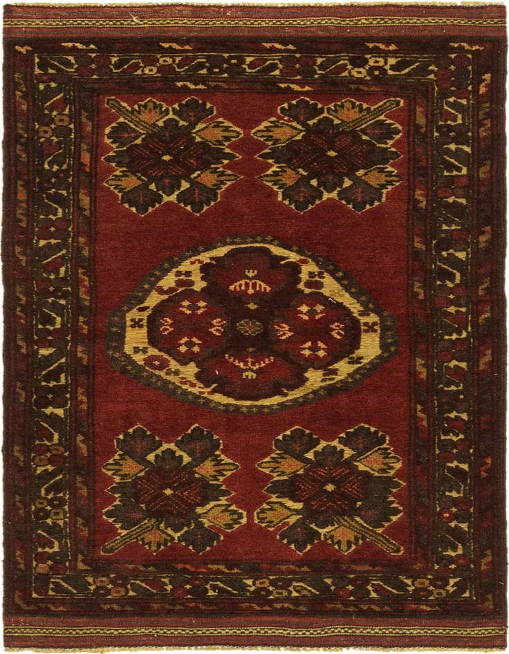 Detail image of 2' 10 x 5' Hand Knotted Sumak Wool Rug