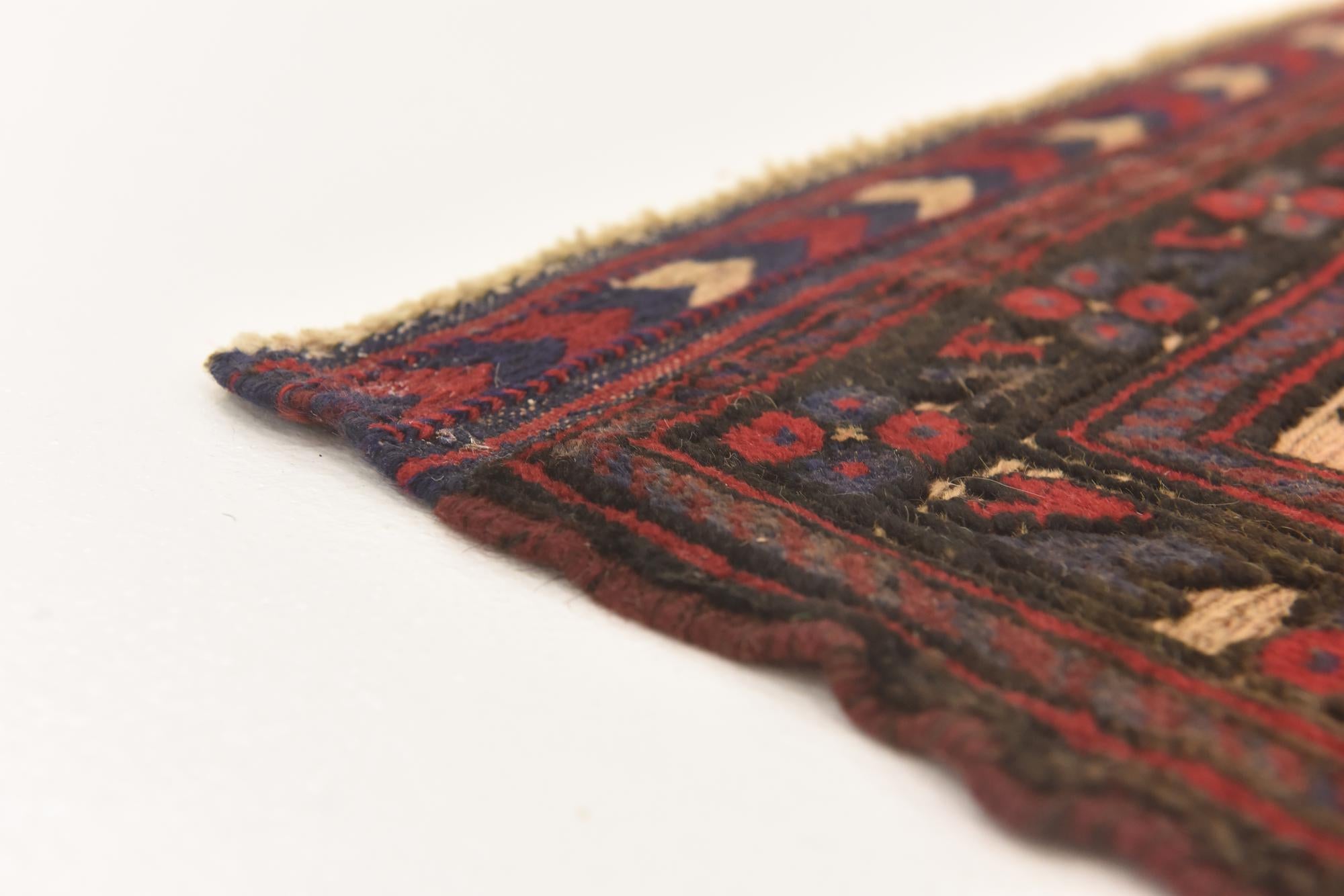 3' x 4' 5 Hand Knotted Sumak Wool Rug