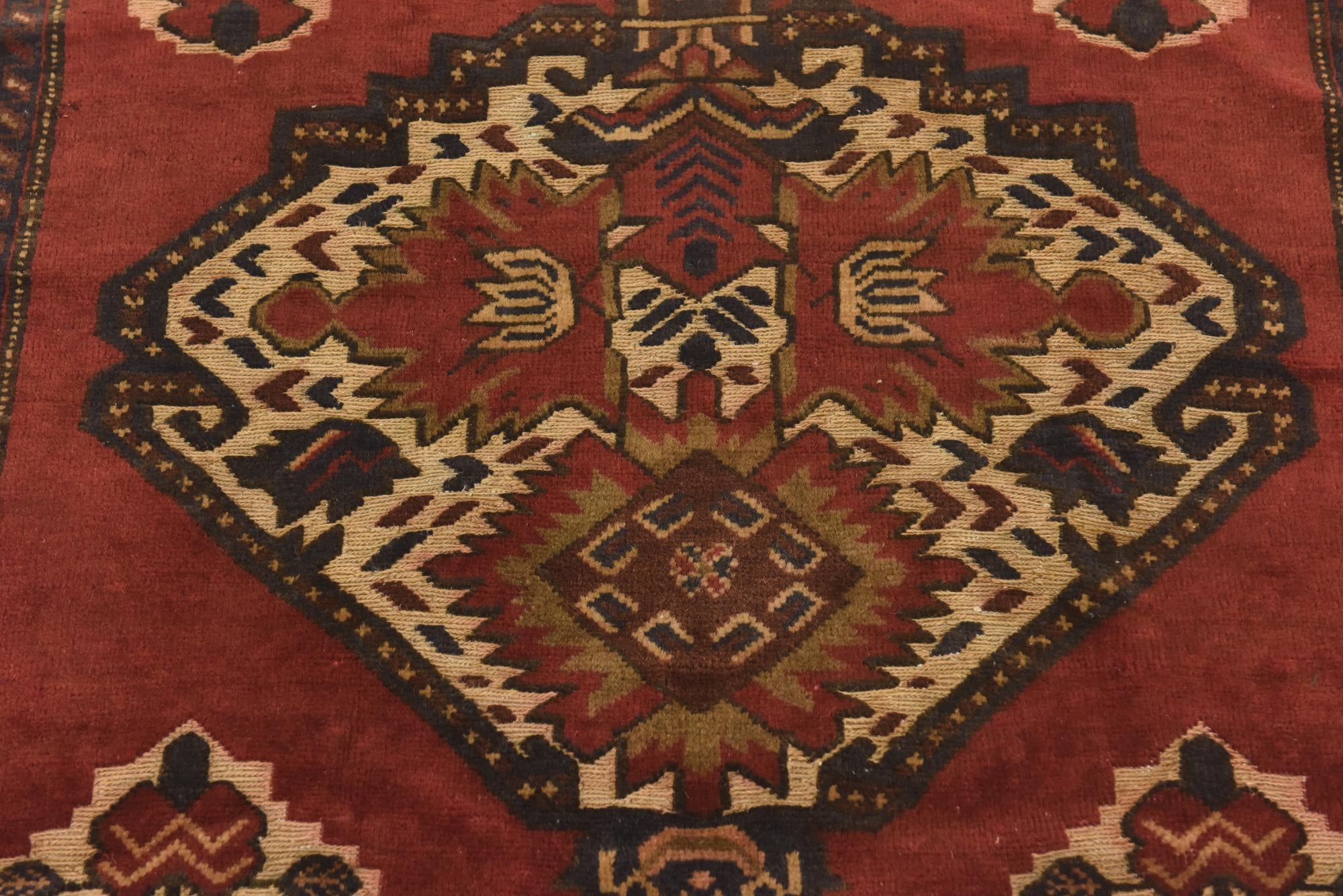 4' 2 x 6' 2 Hand Knotted Sumak Wool Rug