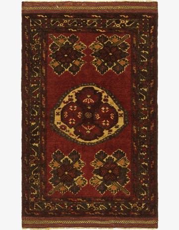 2' 10 x 5' Hand Knotted Sumak Wool Rug